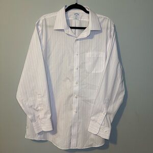 Brooks Brothers Pink Striped Men’s Dress‎ Shirt